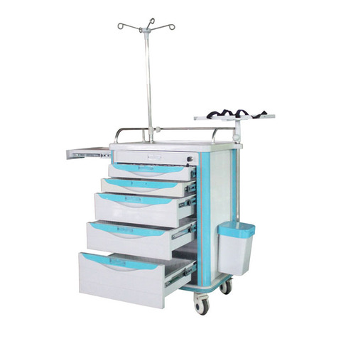 Buy Hospital Furniture Emergency Crash Trolley Medical Cart With