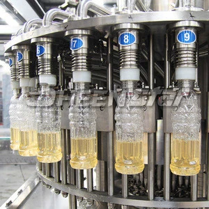 Hot filler fruit juice filling capping packing production machine
