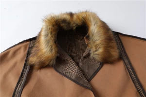 Hot Sale 2020 Womens Fashion Warm Poncho Scarf Scarf Tassel Fur Collar Womens Winter Cape