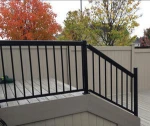 Hot sale decorative steel balcony grill designs with certificate ISO9001