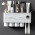 Import Hot Sale Eco Plastic Wall Mount Toothbrush Holder Automatic Multi-functional Toothpaste Dispenser Bathroom Set from China