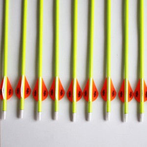 Hot sale ID6.2mm 2&quot;blzer vane arrow mixed carbon arrows for archery and hunting with bow
