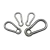 Import Hot Sale Zinc Plated Carabiner DIN 5299 Snap Hook Metal Hooks from China