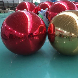 Hot sales inflatable show mirror ball/giant inflatable ball reflect light/inflatable stage balloon