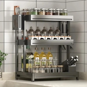 Hot sell household kitchen utensil drainer supplies over sink shelf dish drying plate storage spice rack organizer