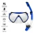 Import Hot sell in Amazon adult silicone diving mask &amp; snorkels set adult diving glasses water proof lenses full face diving masks from China