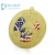 Hot selling cheap custom metal stamping shiny gold plated embossed 3d logo enamel sport taekwondo medal