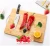 Import Hot selling Custom Logo Engraved Kitchen Bamboo Wood Cutting Board / Chopping Boards with metal handle from China