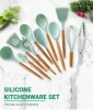 Hot Selling Households 11 Pieces Kitchen Silicone Accessories Cooking Tools Utensils Set