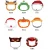 Import Hot Selling PET Transparent Anti-fog Face Shield Christmas Cartoon Mask Protective Glasses from China