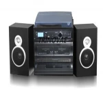 Hot Selling Programmable Double Cassette Turntable With Radio & CD & MP3 Function