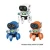 Import Hot Selling Robot Toy Six-Claw Robot With Music And Seven Color Lights It Hands And Feet Will Move from China