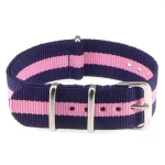 Hot selling various colour nato nylon striped watch strap