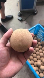 Hot Selling Wholesale Natural Cork Ball Yoga Massage Ball Small Particles 60mm