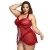 Import Hot Transparent Erotic Sheer Mesh Lace Cupped Babydoll Women Plus Size Sexy Teddy Lingerie from China