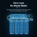 Household 304 Stainless Steel Water Purifier Machine Kitchen Five Stage Ultrafiltration Water Purifier New Faucet Pre Filter