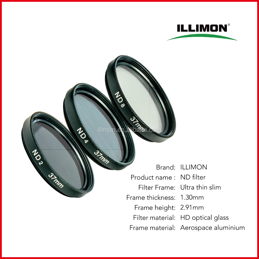 ILLIMON Professional accessories lens filter ND2/ND4/ND8 Gimbal mobile phone Camera Quadcopter drone part