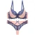 Import In stock wholesale factory oem lace flower fashion sexy underwear women bra set from China