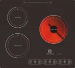 Induction Ceramic Hob Electric Cooktop Burner, Built in Black Glass Cooker with 4 Cooking Zones