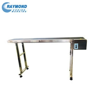 industrial adjustable belt conveyor price for inkjet printers/laser marking machine