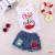 Import Infant Baby Girl Set Sleeveless T-shirt Top+Denim Shorts Pants Kid Summer 2Pcs Watermelon Clothes from China