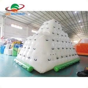 Inflatable floating climbing wall Iceberg float inflatable for waterpool inflatables