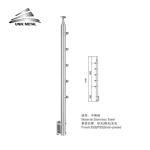 inox metal 304 316 stainless steel pipe tube stair case hand rail fiberglass balustrade baluster