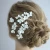 Ins hot Delicate Porcelain Flower Wedding Hair Accessories Ceramic Floral Bridal Hair Comb Pins Handmade Women Prom Headpiece