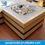 Interior model for house design, scale model with furniture, home building model