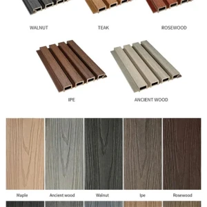 Interior Wall Fluted Cladding Panel Decorative Fluted Wpc Wall Panel Bamboo Wood Fiber Wall Board
