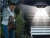 Import IP65 Best Outdoor Backyard Garden Stair Solar Powered 4 Sides Lighting Wall Lamp 100LED Motion Sensor Led Solar Light from China