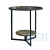 Import Italian Furniture Modern Design New Sofa Center Coffee Tea Table Living Room Black Small Round Metal Glass Top Coffee Table from China