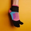 Japanese activewear women antibacterial sports 5 toes socks