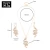 Import Jewelry Set Creative Zodiac Animal Purple Crystal Rhinestone Snake Pendant Necklace Earring Set from China