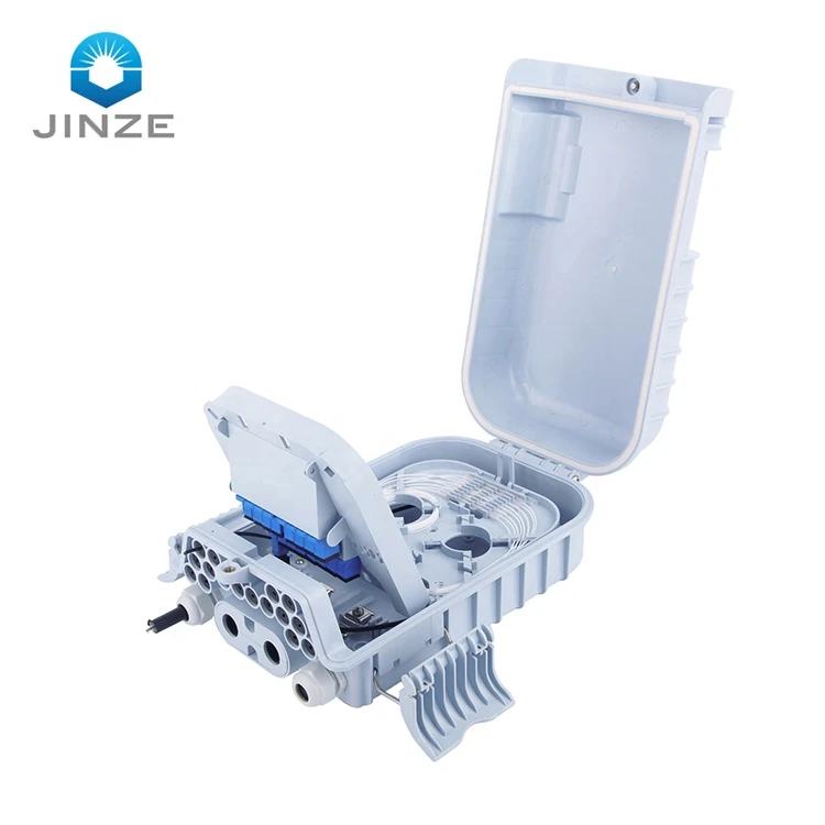 JINZE patent design anatel RoHS 16 core CTO NAP cable joint 1*16 PLC splitter optic fiber distribution box fiber splitter box