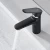 Import Kaiping factory black bathroom basin sink faucet from China