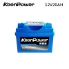 Keenpower 12V20Ah smart automotive/automobile truck battery car battery