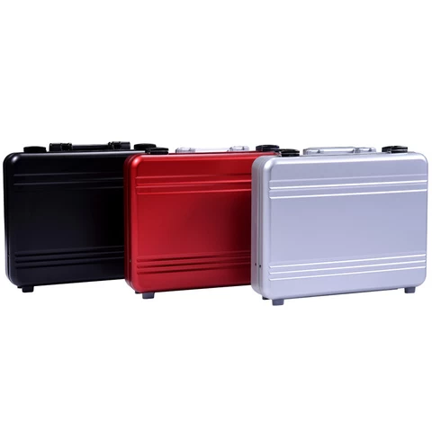 Keyson aluminium briefcase attache case waterproof tool box slim molded laptop case