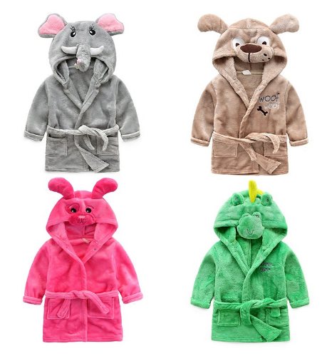 Buy Kids Bathrobes Animal Design/animal Bathrobes / Animal Baby ...