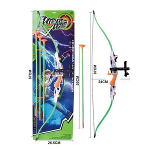 Kids plastic shooting toy bow and arrow set archery game for boys