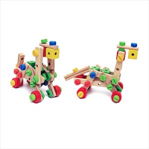 Kids Toys Online  Wooden Multi-function Disassembly Tool Nut Wire Assembly Toys