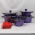 Import Kitchenware Aluminium Cookwar 12PCS Nonstick Die Cast Cookware Non Stick Cooking Pot Set with Glass Lid from China