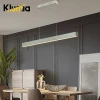 KLUMIA New design modern decorative iron aluminum acrylic simple style indoor bedroom hanging led pendant light
