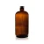 Import Kombucha Drinking Bottle 16 oz Boston Round Glass Bottle Amber With Poly Seal Cone Cap from China