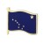 Import Kslechia Flag Pin Badge with Butterfly Clutch of Gold Plating from China