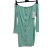 Import Ladies Off-Shoulder Apparel in Stock Women Shirts with Button Green Women&#x27;s Plain Long Sleeve Dress from Italy