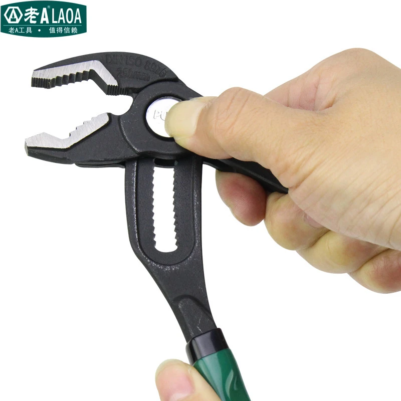 LAOA Hand tools 10inch  pliers water pump plier,Large openings crimping pliers