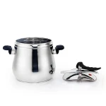Large capacity 8L/10/12L  stainless steel 304 big belly shape pressure cooker for inductIon and gas cooker amazon