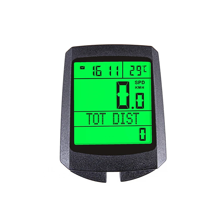 Large Screen Led Backlight Waterproof Sports Remote Control Bike Computer Wireless Bicycle Speedometer Odometer