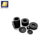 Laser Cutting or mold EMI shielding rubber parts,conductive small fixed silicone tips,conductive rubber tips